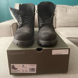 Black Timberlands Boots